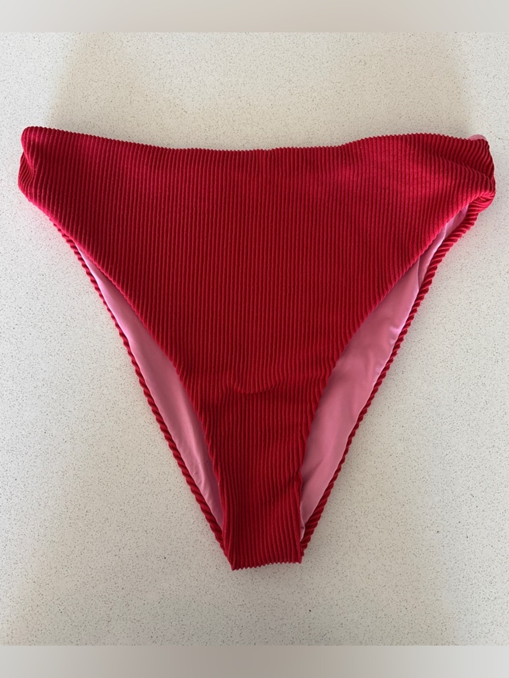 Farm Rio Ribbed High Waisted Bikini‎ Bottom